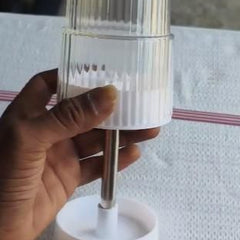 Plastic Portable Transparent Toothbrush Holder (Pack of 2)