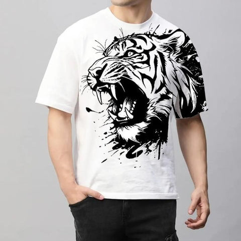 Men?s Waffle Knit Crew-Neck T-Shirt (Pack of 1)