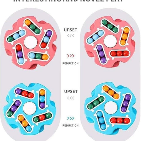 Fidget toy rotating Magic Bean Cube Spinner