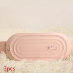 Menstrual Heating Pad Smart Warm Belt Relief Waist Pain Cramps Vibrating Abdominal Massager Electric Waist Belt Device