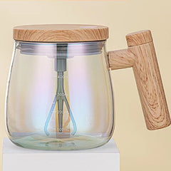 400ML Self Stirring Coffee Mug  Electric Mixing Glass Coffee CupHigh Speed Fast Automatic Coffee Cup For Gyms Dining Room Kitchen Gadgets
