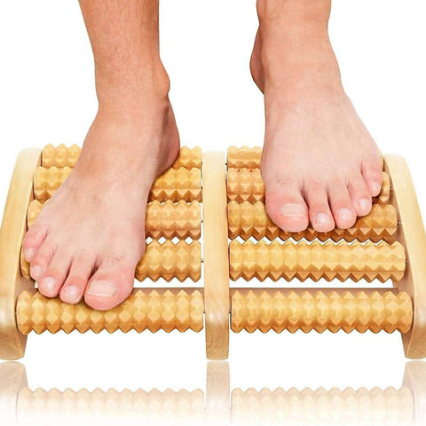 Wooden Foot Massage Roller