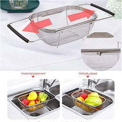 Stainless Steel Colander Oval Shape Big Size