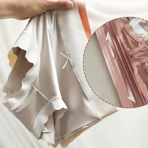 Satin Ice Silk Seamless Panties Pack of 1