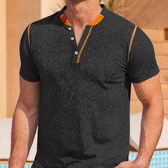 Men's Outdoor Sport Casual V-neck Short Sleeve Top