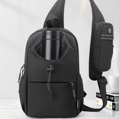 Men's Oxford Cloth Splash-proof Shoulder Crossbody Chest Bag