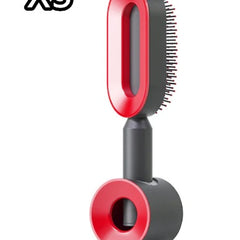 Self Cleaning Hair Brush For Women One-key Cleaning Hair Loss Airbag Massage Scalp Comb Anti-Static Hairbrush