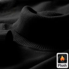 Knitted Sweater Men Soft Skin-friendly Casual Warm High-neck Sweater